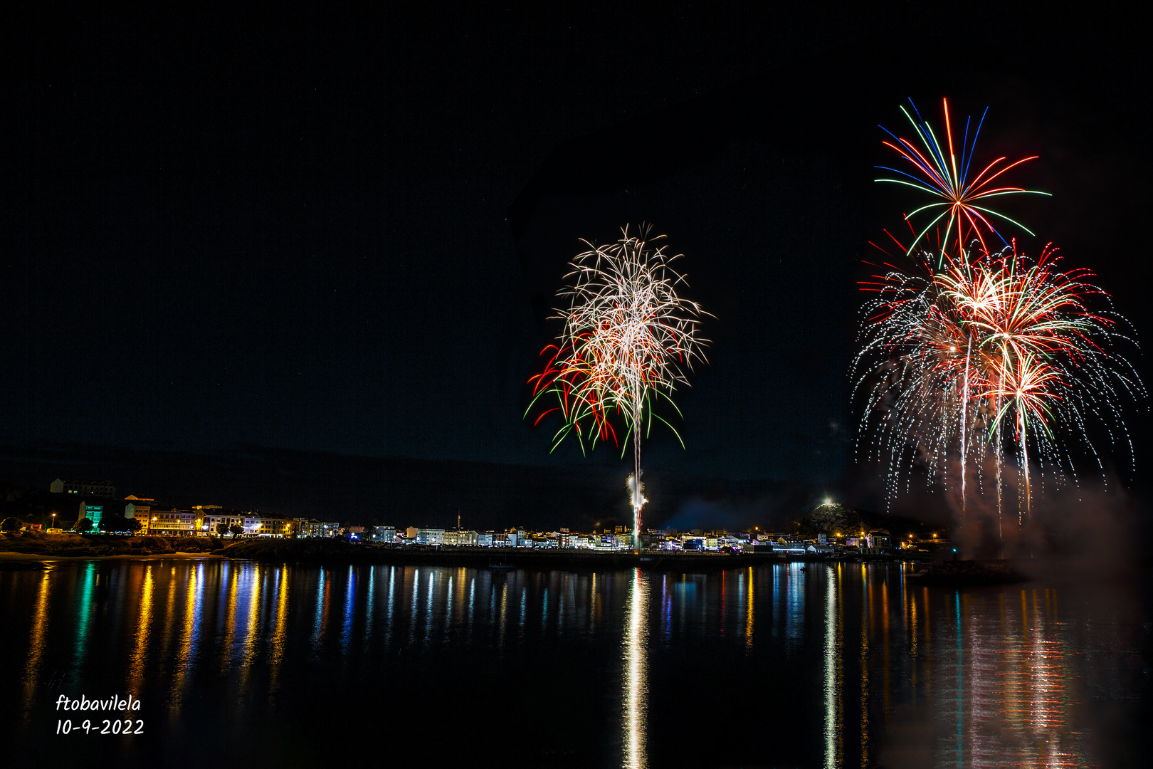 FUEGOS FIESTAS DE LA BARCA - MUXIA - A CORUÑA 2022