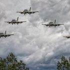  Fünf "Frecce Tri Colori" im Landeanflug auf Zeltweg