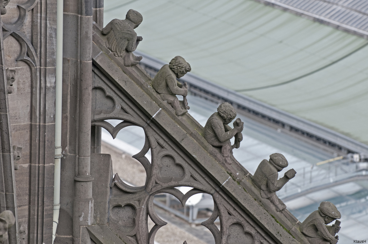 Fünf Heinzelmännchen - Kölner Dom