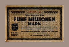 Fünf Millionen Mark......