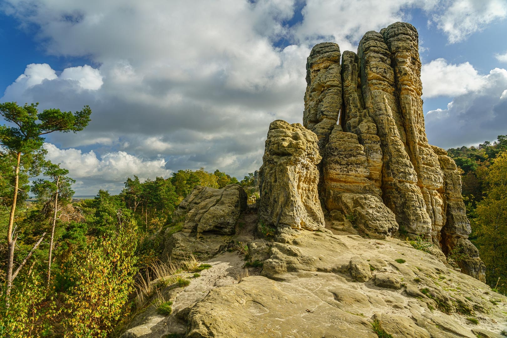 Fünffingerfelsen bei Halberstadt