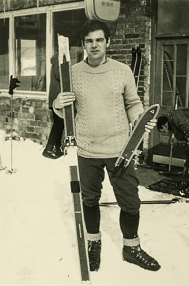 Fünfsternekoch an Skisalat