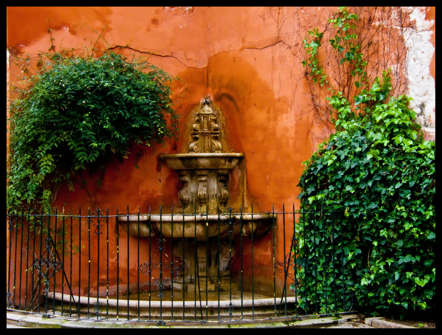 Fuente en el barrio de Santa Cruz