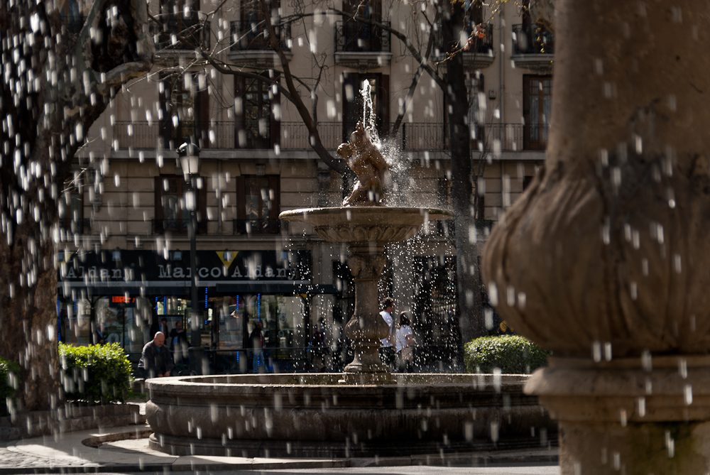 Fuente en Paseo del Prado