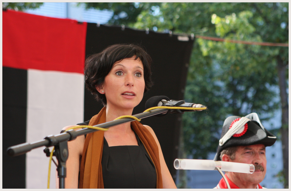 für 2010 unsere höchste Schweizerin: Pascale Bruderer