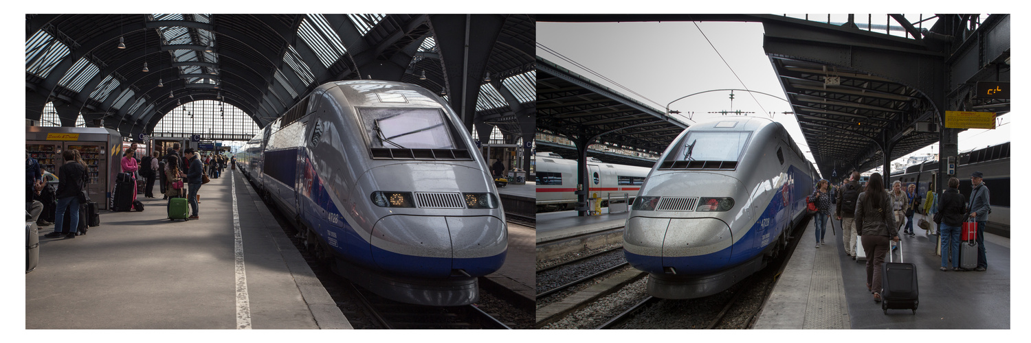 Für 39 €:  Karlsruhe Hbf. - Paris l'Est in 3 Stunden - besser geht's nicht.  (*Kl)