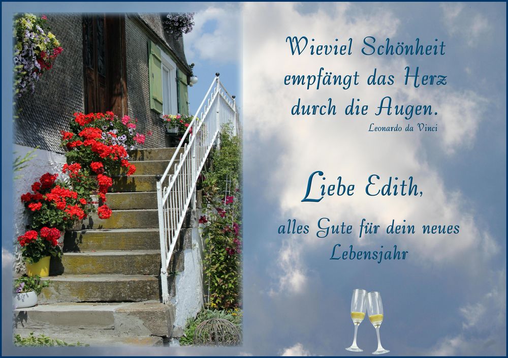 Ich wünsche dir alles gute für dein neues lebensjahr