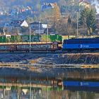 Für die Eisenbahnfreunde in Usti nad Labem rechts der Elbe, die hier Labe heißt...