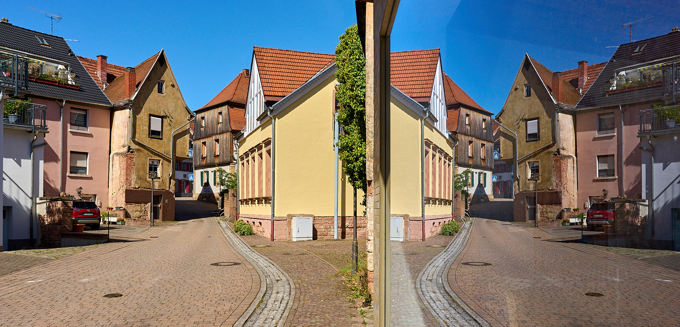 Für diese Spiegelung konnte der Winkel von der Schaufensterscheibe nicht besser sein.