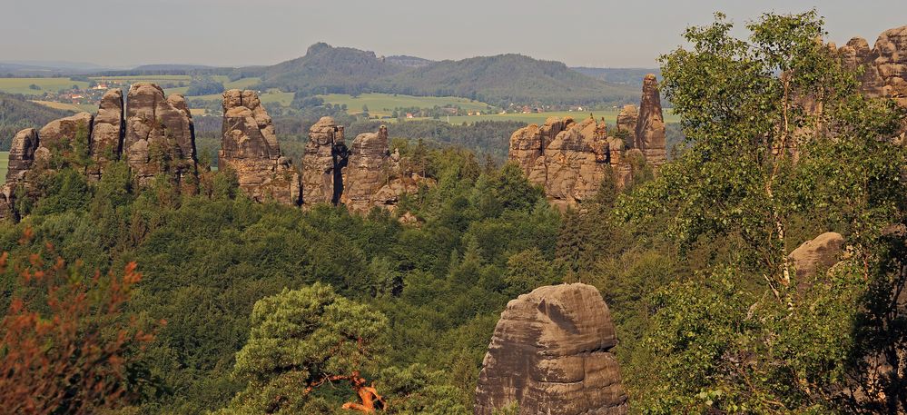 Für diesen Blick muß man den Jägersteig und nicht den Wildschützensteig im Aufstieg wählen...