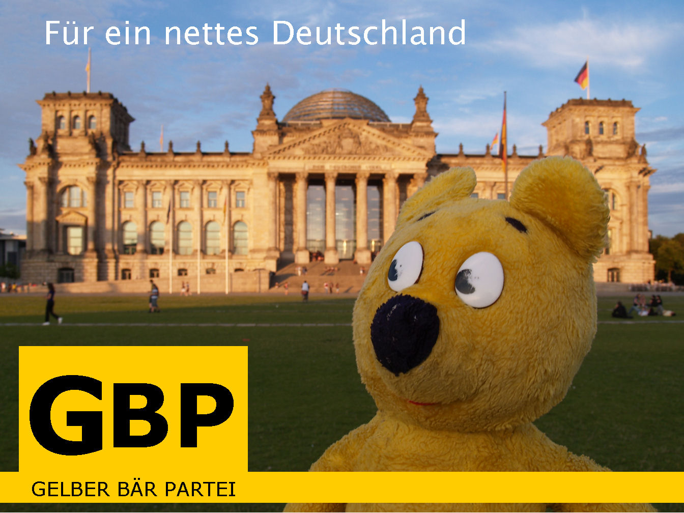 Für ein nettes Deutschland - Der gelbe Bär