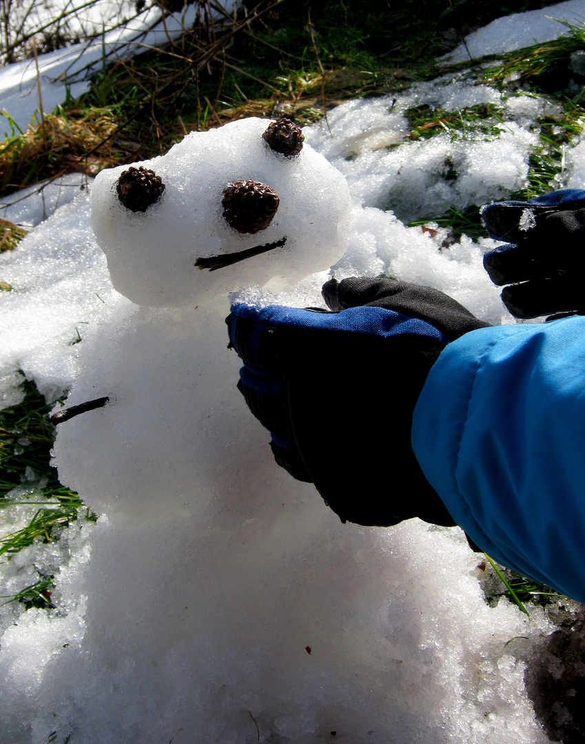 Für einen kleinen Schneemann...