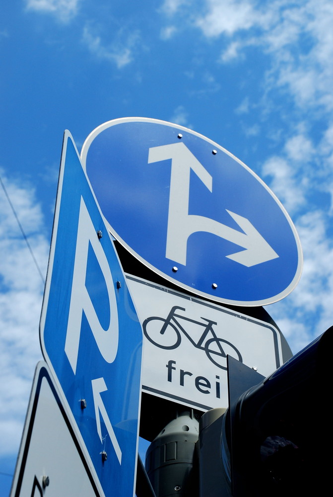 Für Fahrradfahrer ist der Weg zum Himmel frei
