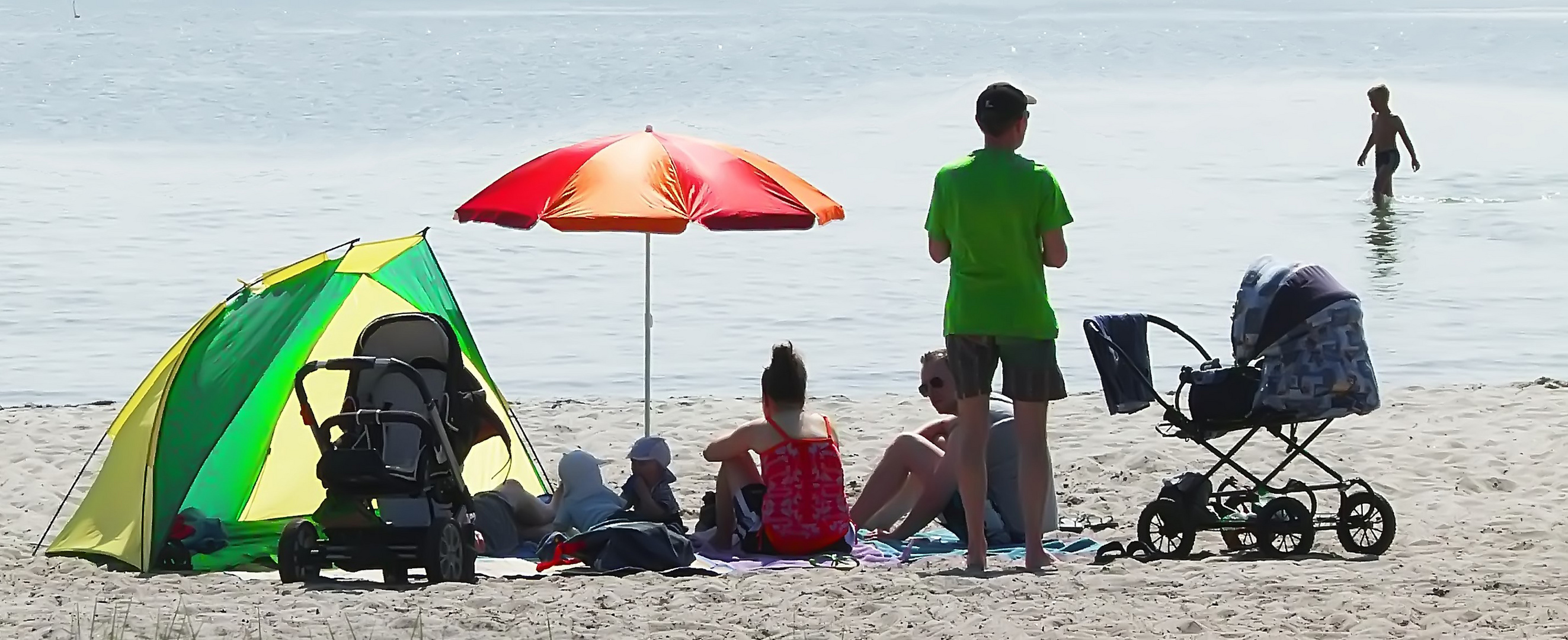 für Familien ein toller Strand