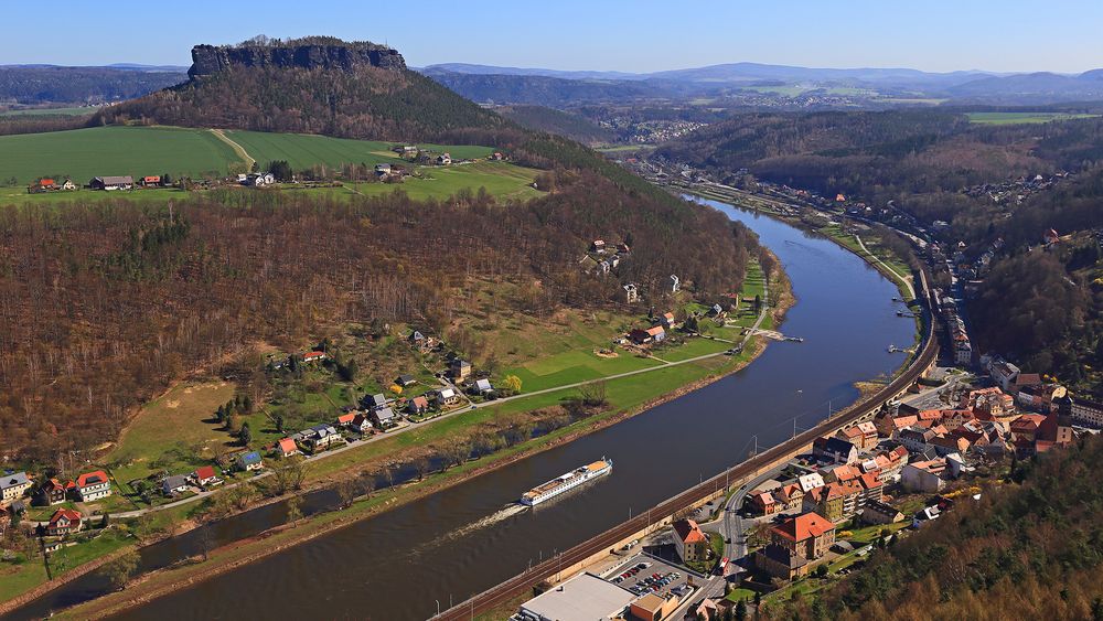 Für mich der Klassiker Nummer eins von der Festung Königstein, diese Sicht...