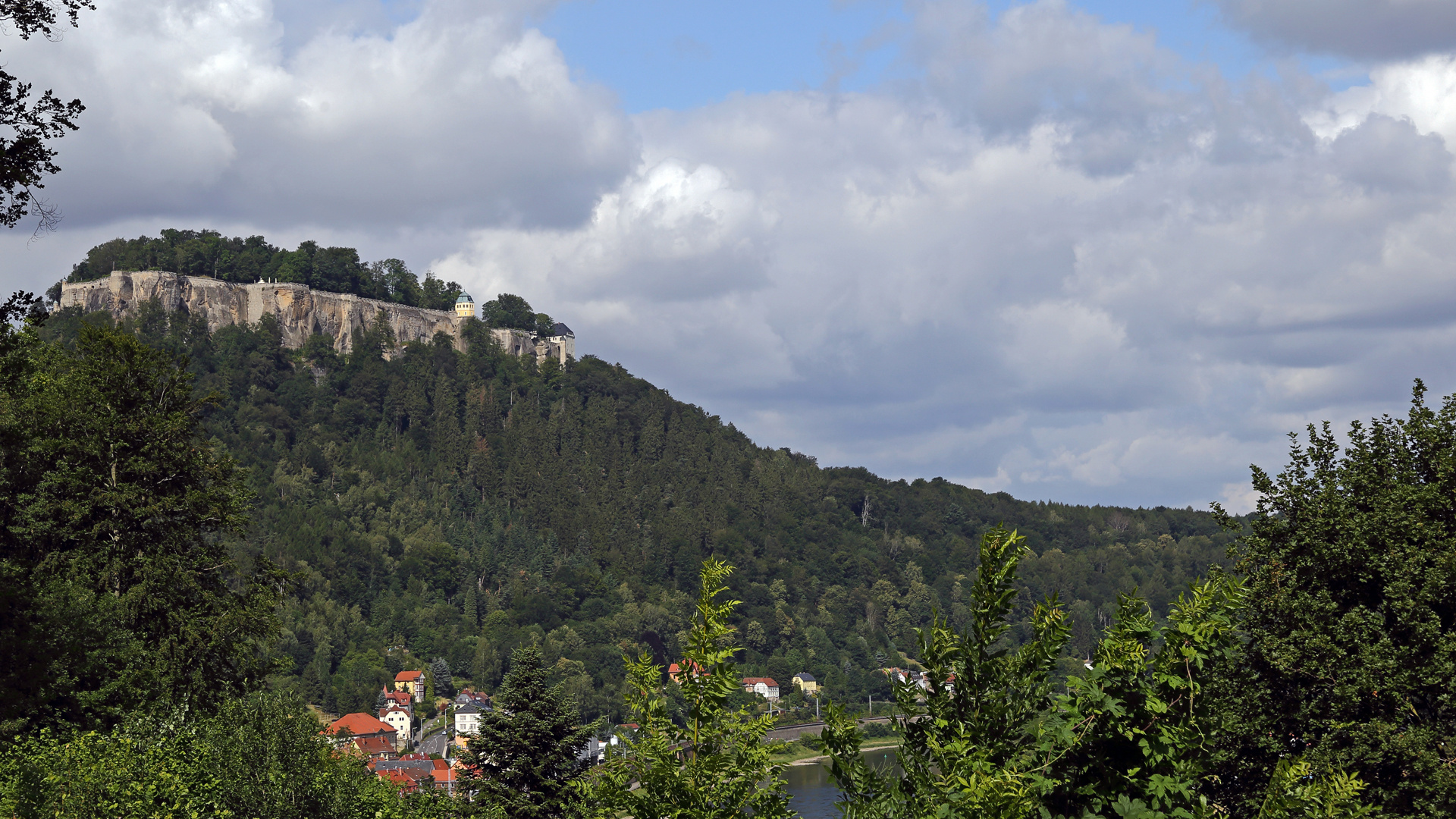 Für mich ein neuer Blick zur Festung Königstein....