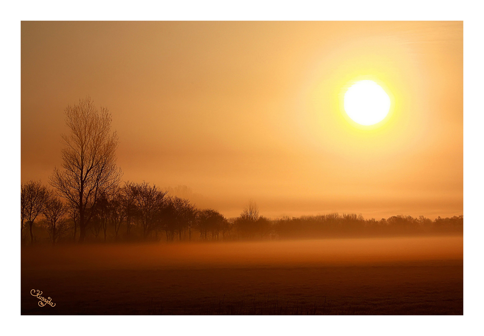 Für Morgenmuffel wie mich eine Rarität: Sonnenaufgang