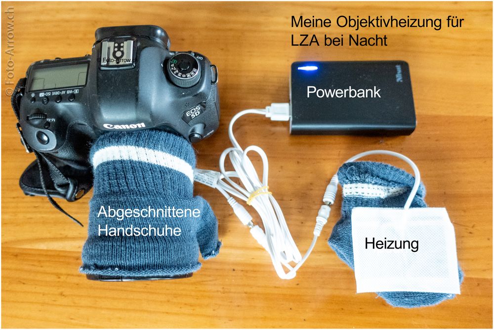 Für WillY, meine selfmade Objektivheizung