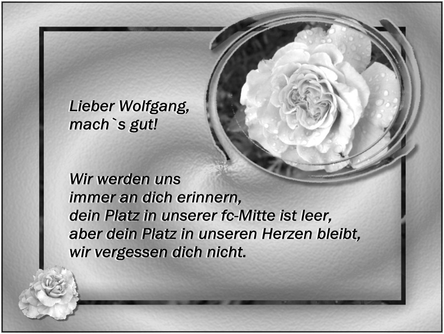 Für Wolfgang