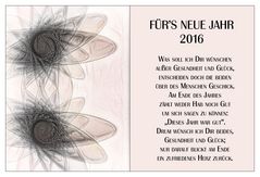 FÜR'S NEUE JAHR 2016