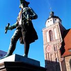 Fürst Franz vor der Marienkirche in Dessau