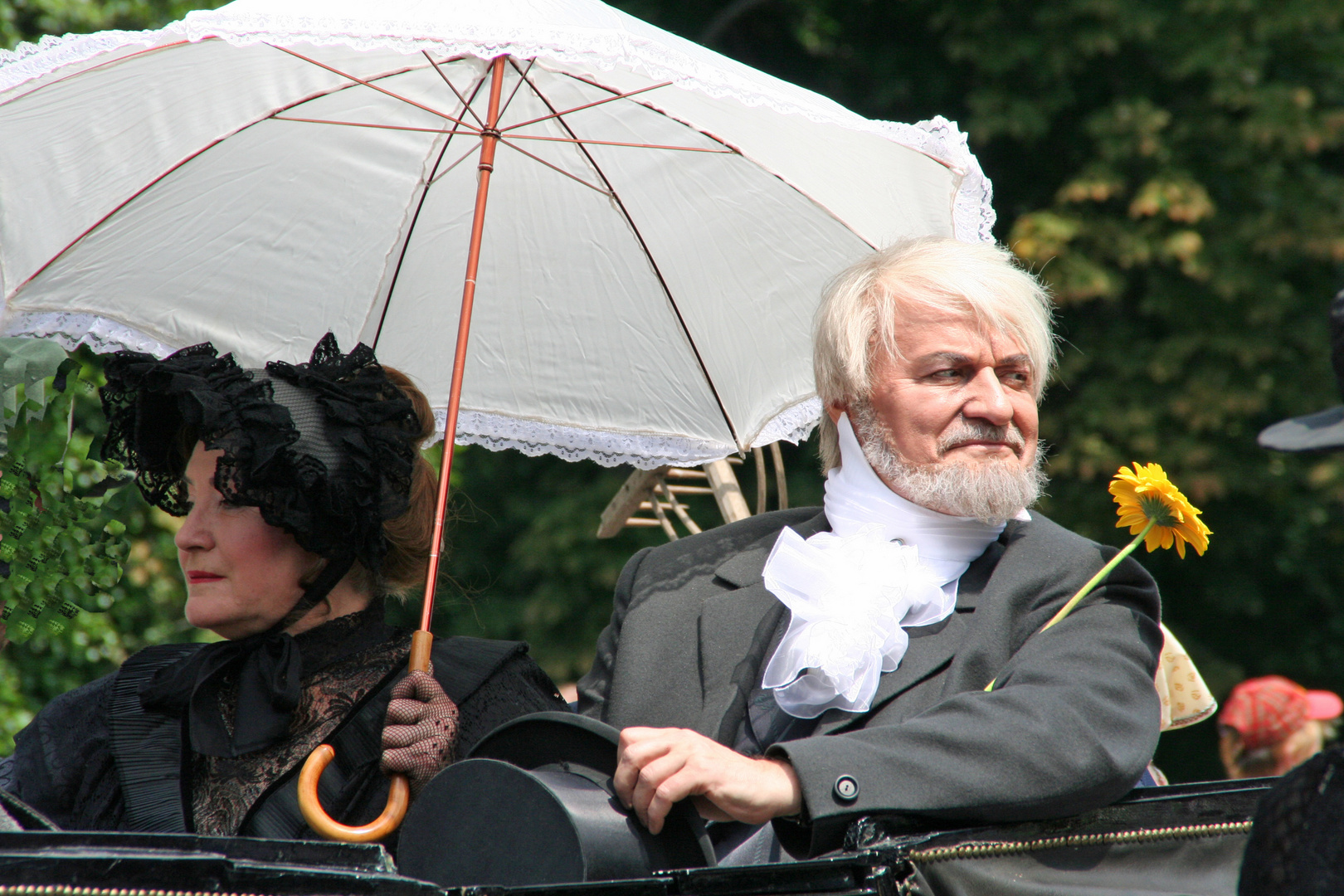 Fürst Hermann Pückler und Frau Lucie geben sich die Ehre