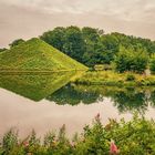 Fürst Pückler: eine Seepyramide in der Lausitz.