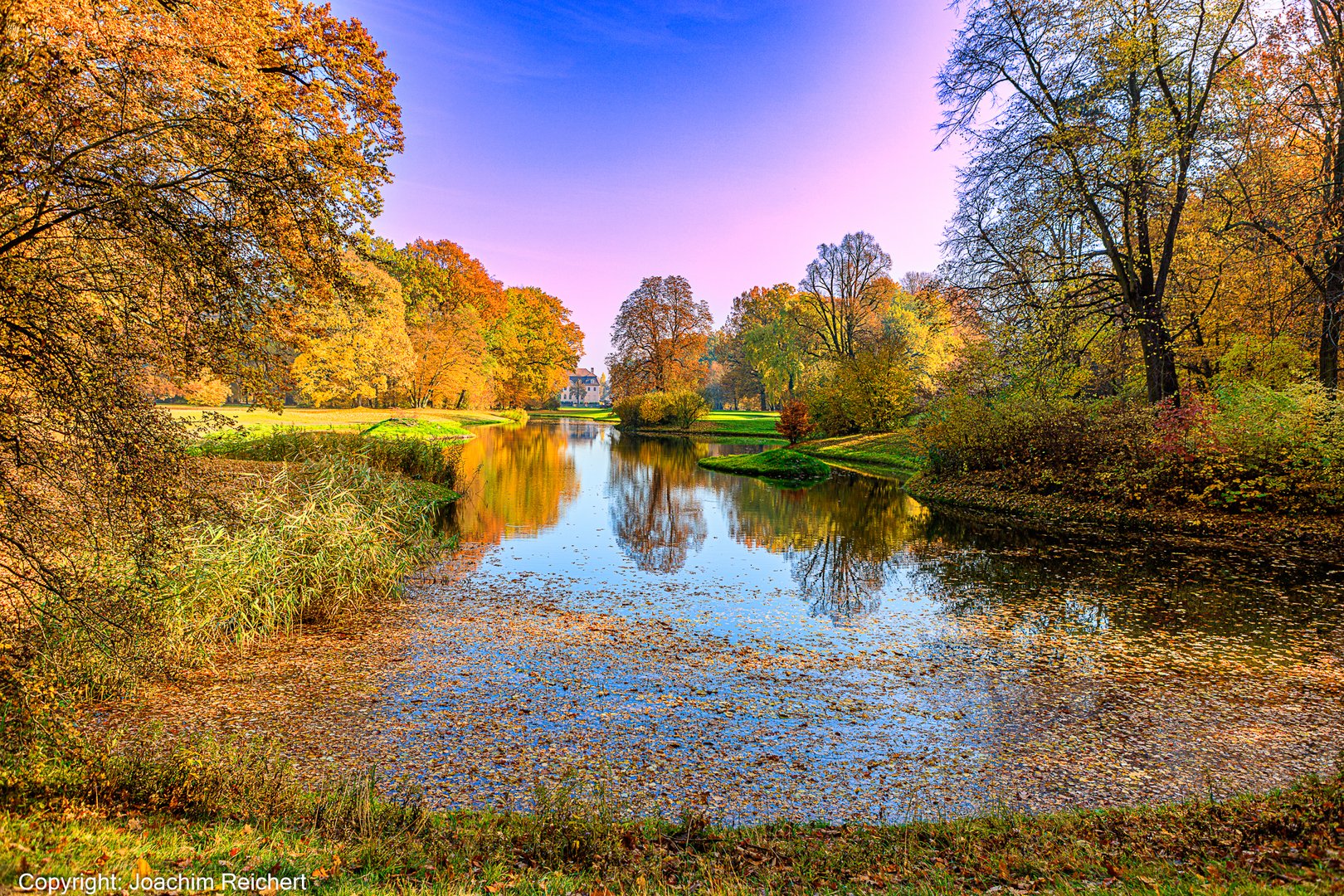 Fürst Pückler Park in Branitz, einem Stadtteil von Cottbus