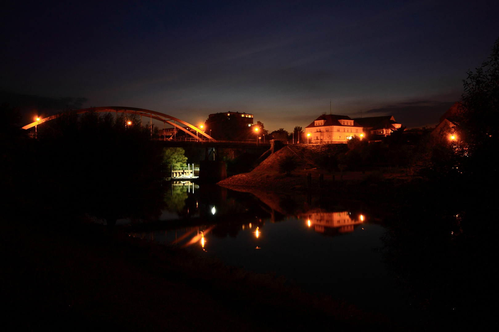 Fürstenberg bei Nacht