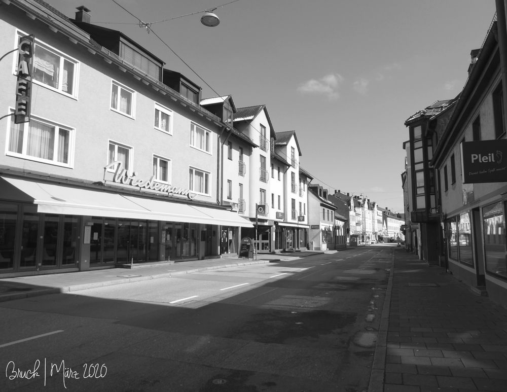 Fürstenfeldbruck am ersten Lockdown-Sonntag 2020/09