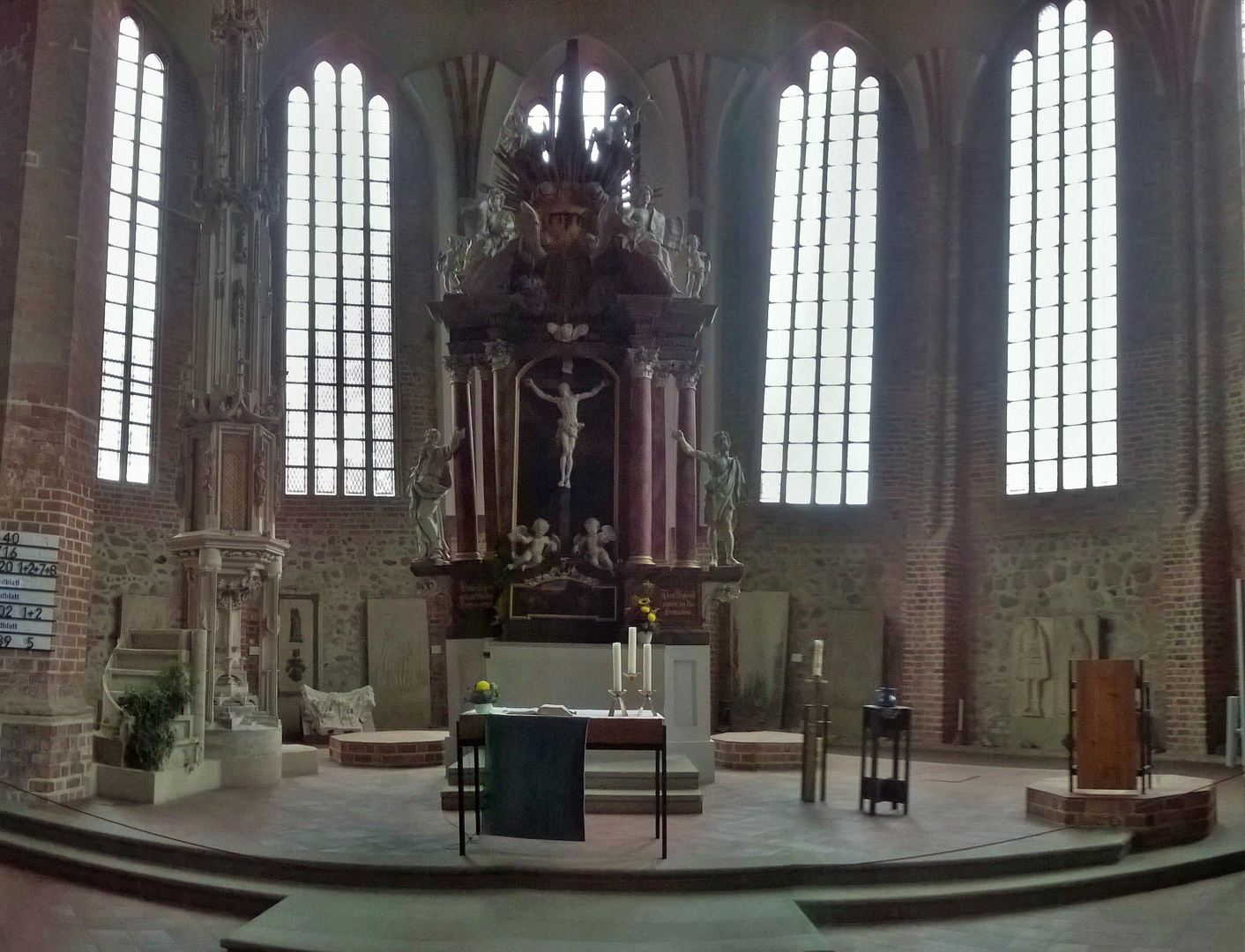 Fürstenwalder Dom Innen (Panorama)