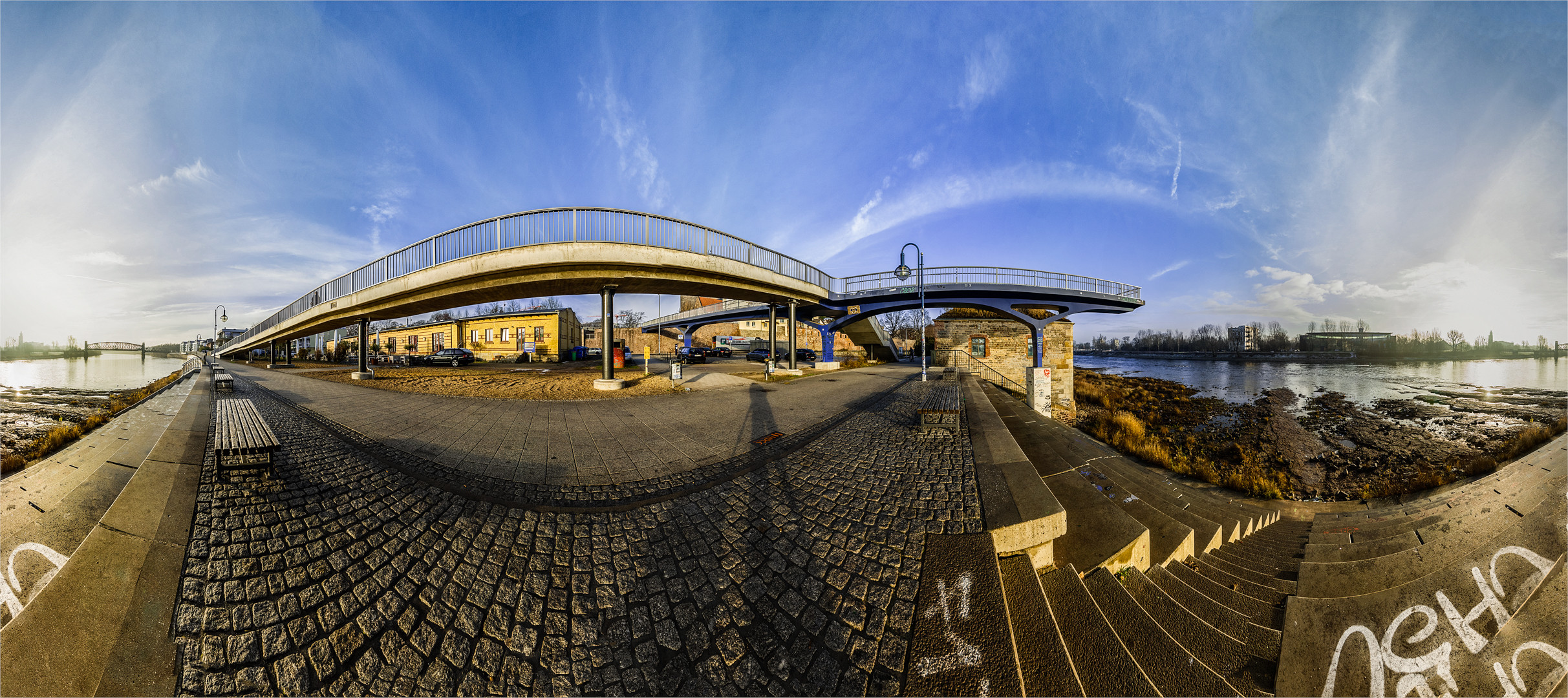 Fürstenwallbrücke (360°-Ansicht)