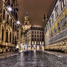 Fürstenzug mit Frauenkirche