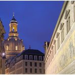 Fürstenzug und Frauenkirche