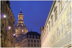 Fürstenzug und Frauenkirche