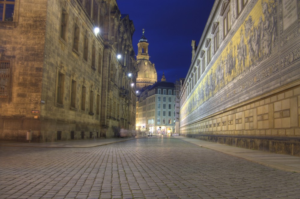 Fürstenzug und Frauenkirche