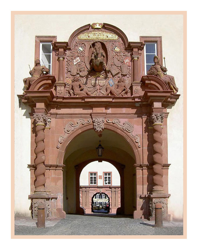 Fürstliches Denkmal - Barocktor Schloss Bad Homburg