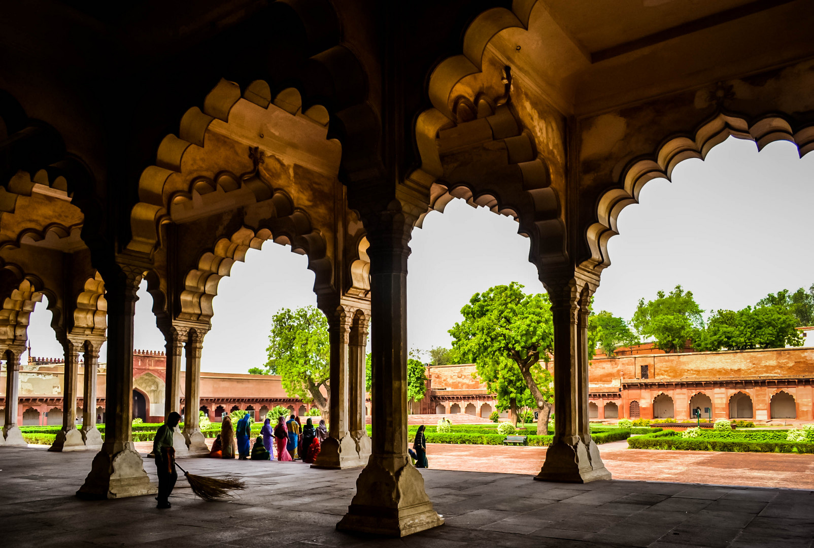 Fuerte Rojo en Agra, Uttar Pradesh