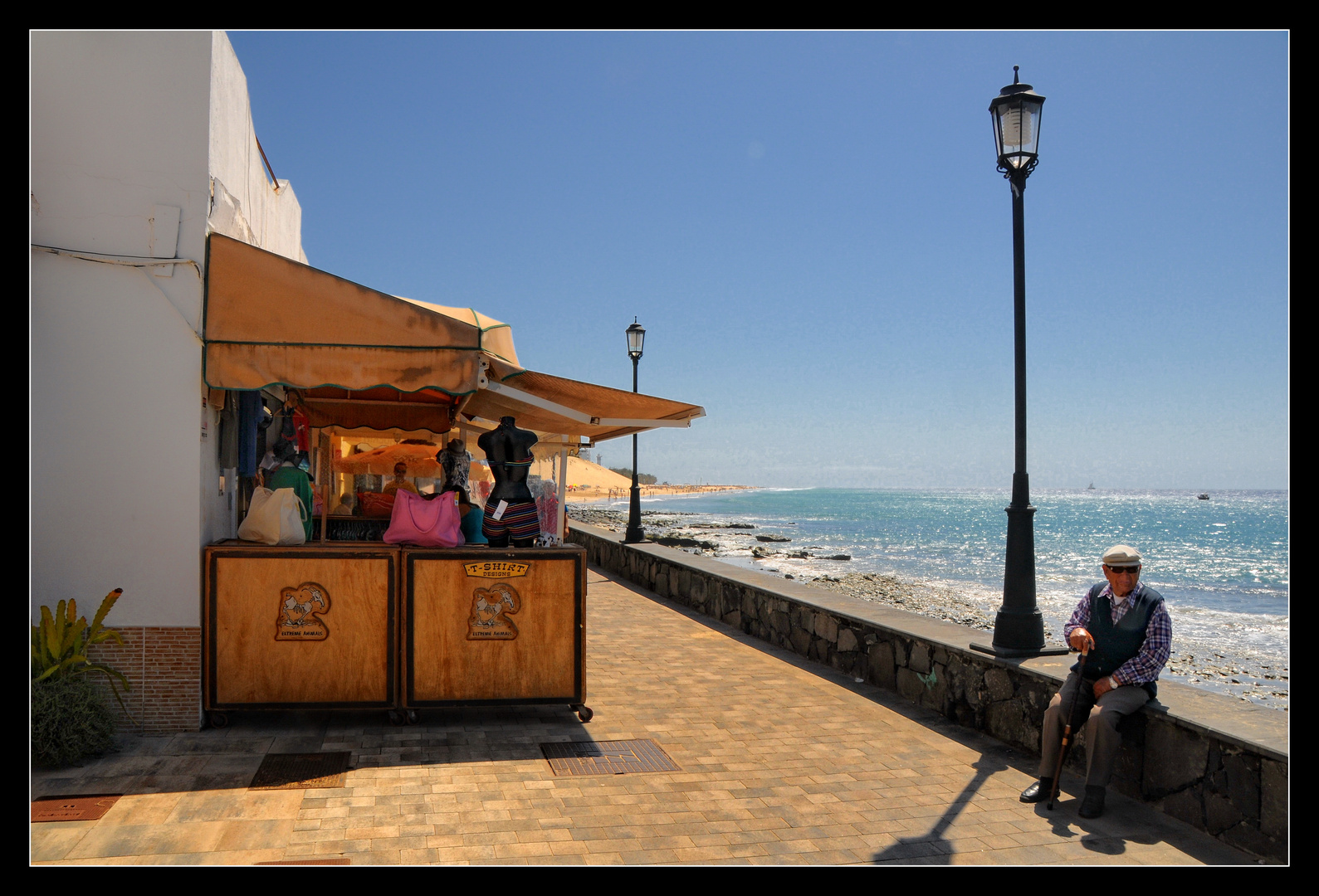 Fuerteventura - An der Strandpromenade von Morro Jable