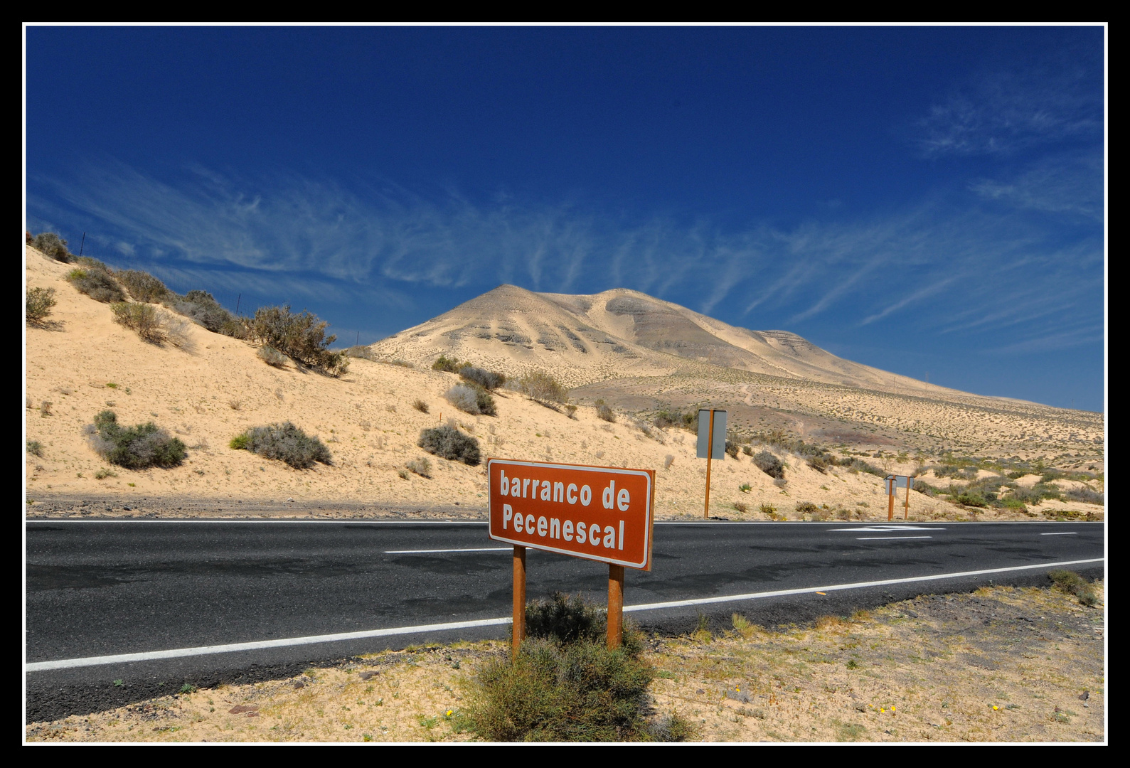 Fuerteventura - barranco de Pecenescal