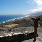 Fuerteventura: Blick auf die Westküste mit der Playa de Cofete