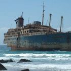 Fuerteventura, nave abbandonata