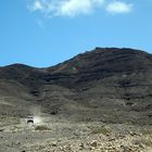 Fuerteventura: Off-road. Auf dem Weg zur Playa de Cofete auf der Westseite der Insel.