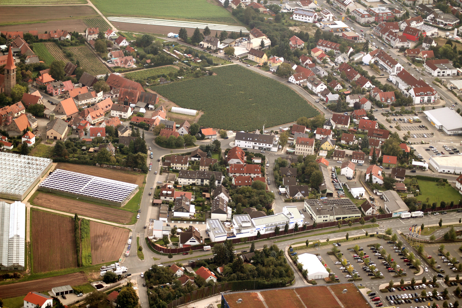 Fürth - Ortsteil Poppenreuth in südlicher Blickrichtung