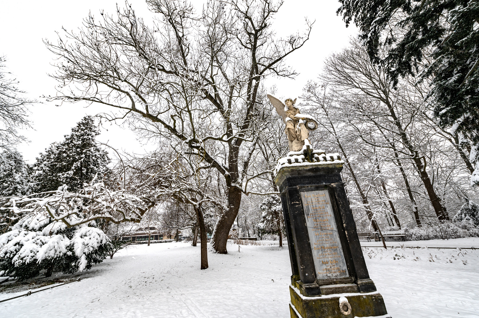 Fürther Stadtpark im Schnee