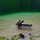 Füsse abkühlen, Ramsau, Hintersee