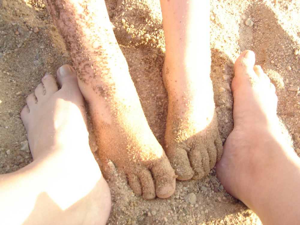 Füßeln im Sand ;-)