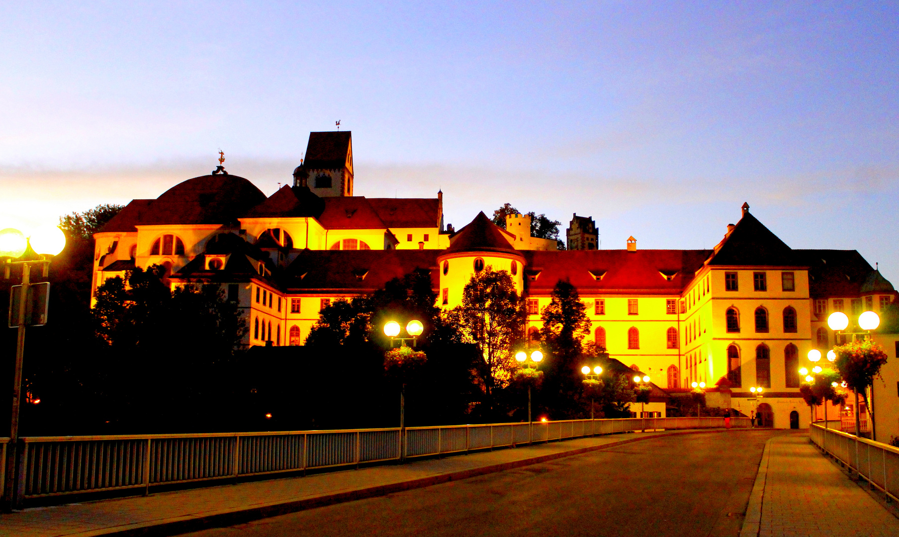 Füssen am Abend