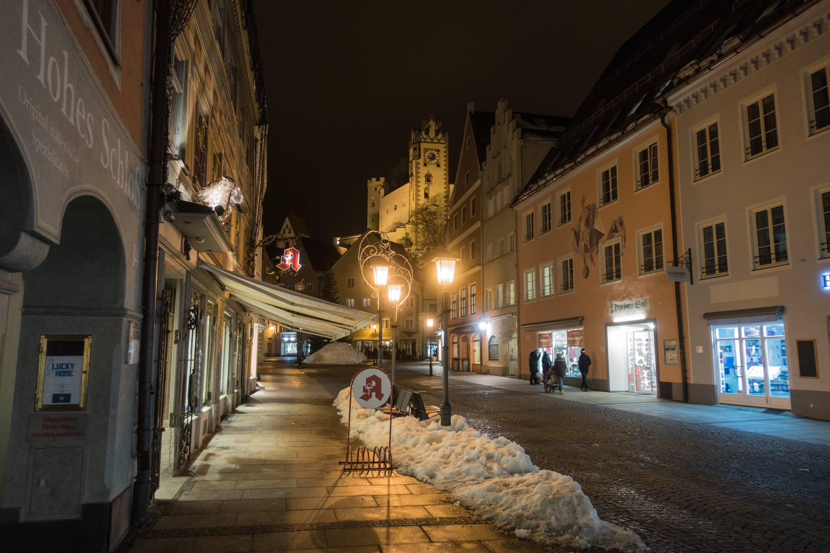 Füssen am Abend