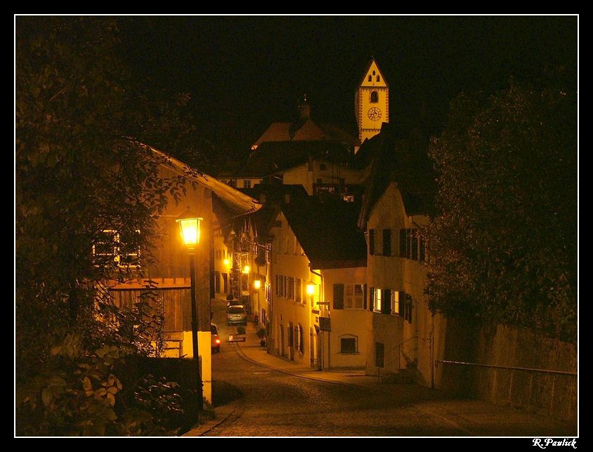 Füssen bei Nacht